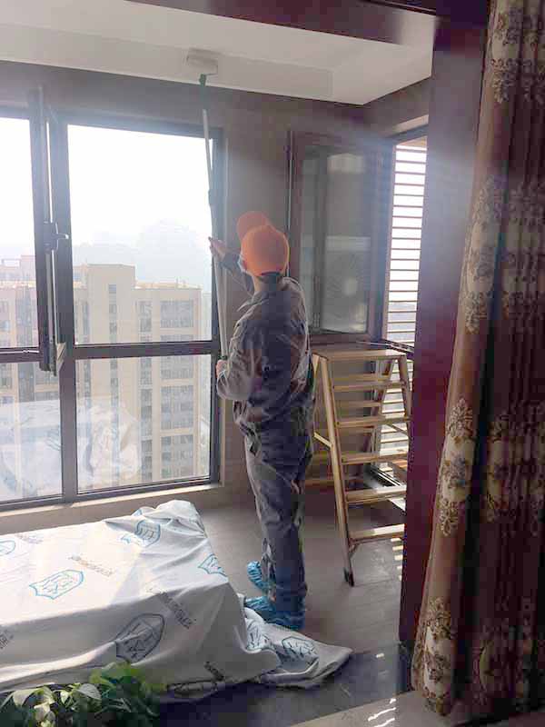 臥室頂面滾筒全方位施工 臥室頂面滾筒全方位施工