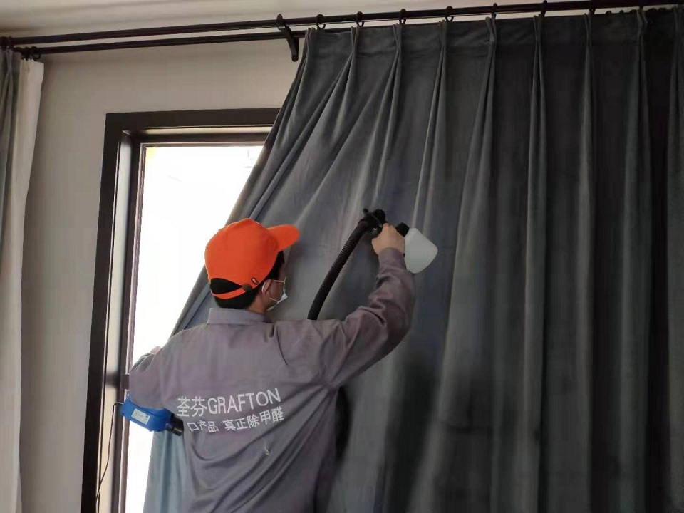 室內臥室窗簾甲醛治理噴涂施工 室內臥室窗簾甲醛治理噴涂施工