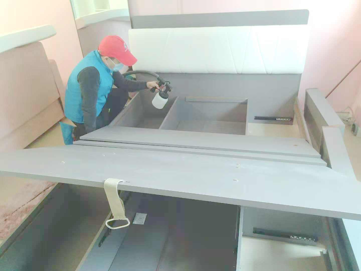 臥室床柜噴涂治理甲醛 臥室床柜噴涂治理甲醛