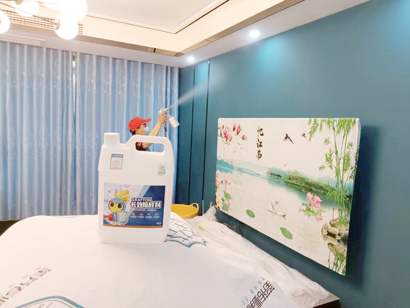 墻面壁布噴槍施工治理 墻面壁布噴槍施工治理