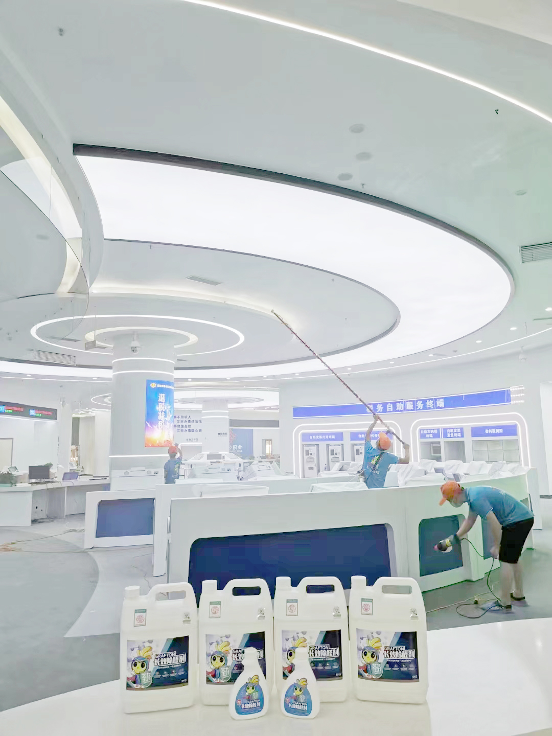 稅務(wù)大廳噴槍頂面施工治理 稅務(wù)大廳噴槍頂面施工治理