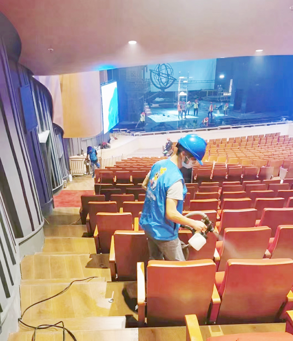 劇院桌椅全方位噴涂治理 劇院桌椅全方位噴涂治理