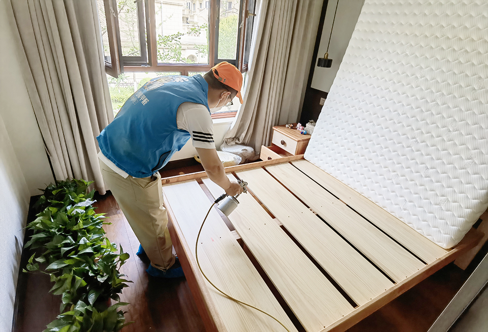 臥室床墊床架噴槍施工治理 臥室床墊床架噴槍施工治理